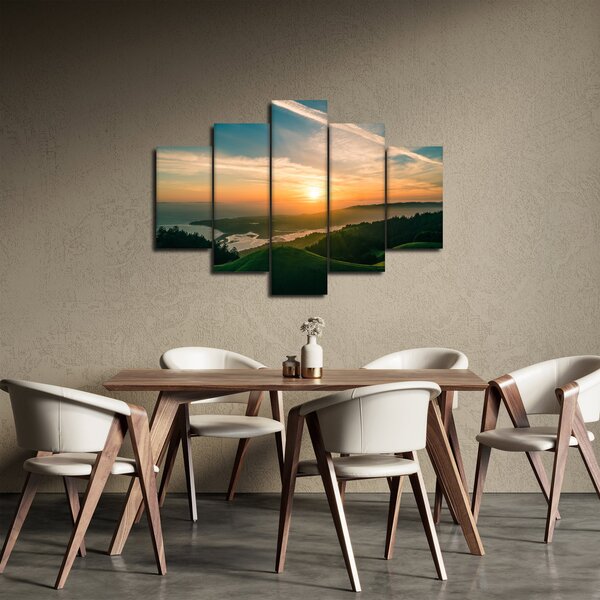 Slika izlaska sunca nad morem (150x105 cm)