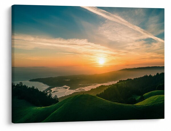 Slika izlaska sunca nad morem (70x50 cm)