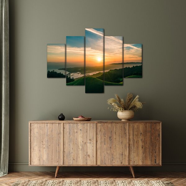 Slika izlaska sunca nad morem (150x105 cm)