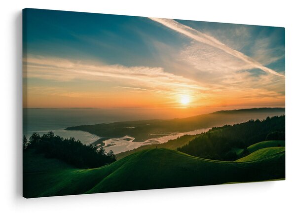 Slika izlaska sunca nad morem (90x60 cm)
