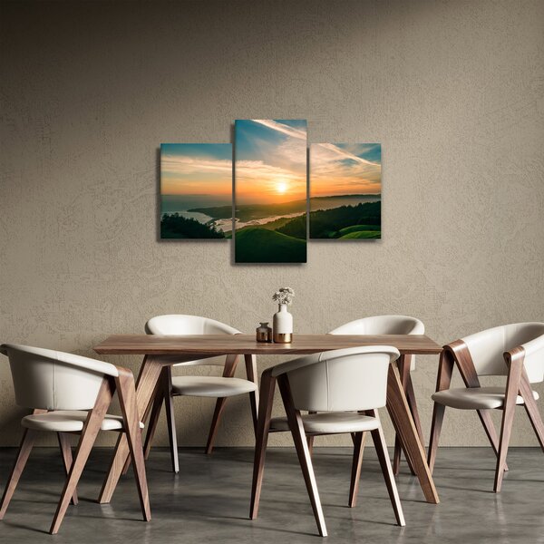 Slika izlaska sunca nad morem (90x60 cm)