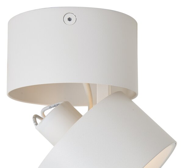 Moderan nadgradni reflektor bijeli GU10 50 mm podesiv - Echo