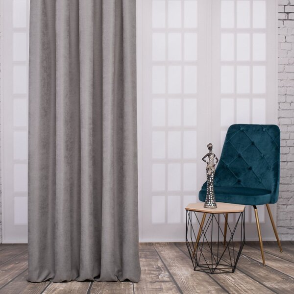 Zatamnjujuća dekor tkanina Warm Grey Glow siva vis. 3,00 m