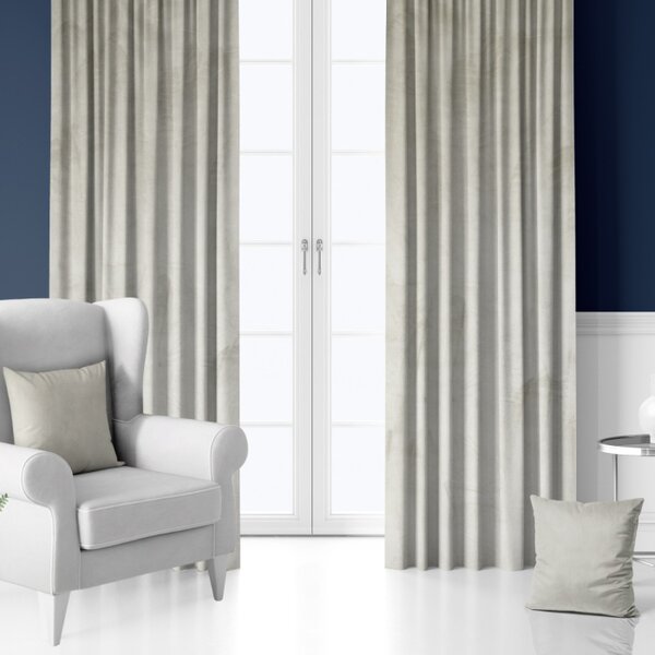 Blackout dekor tkanina Velvet Light Beige bež vis. 2,80 m