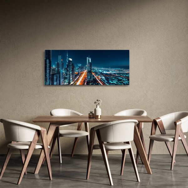 Slika - Dubai noću (120x50 cm)