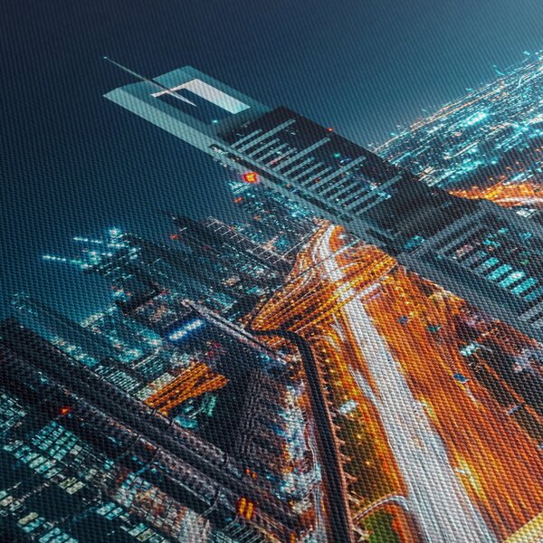 Slika - Dubai noću (150x105 cm)