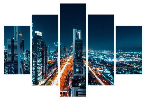 Slika - Dubai noću (150x105 cm)