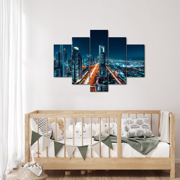 Slika - Dubai noću (150x105 cm)
