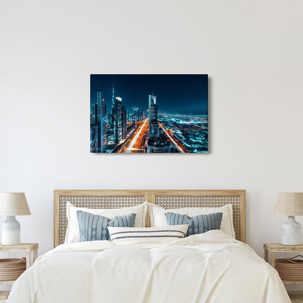 Slika - Dubai noću (90x60 cm)