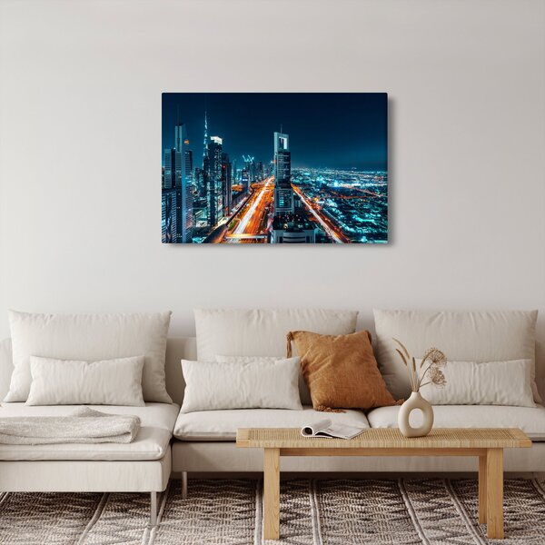 Slika - Dubai noću (90x60 cm)
