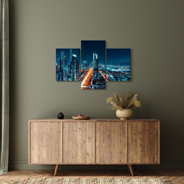 Slika - Dubai noću (90x60 cm)