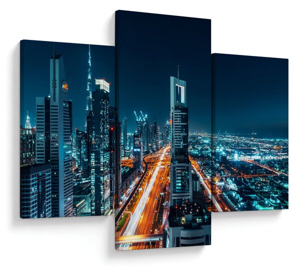 Slika - Dubai noću (90x60 cm)