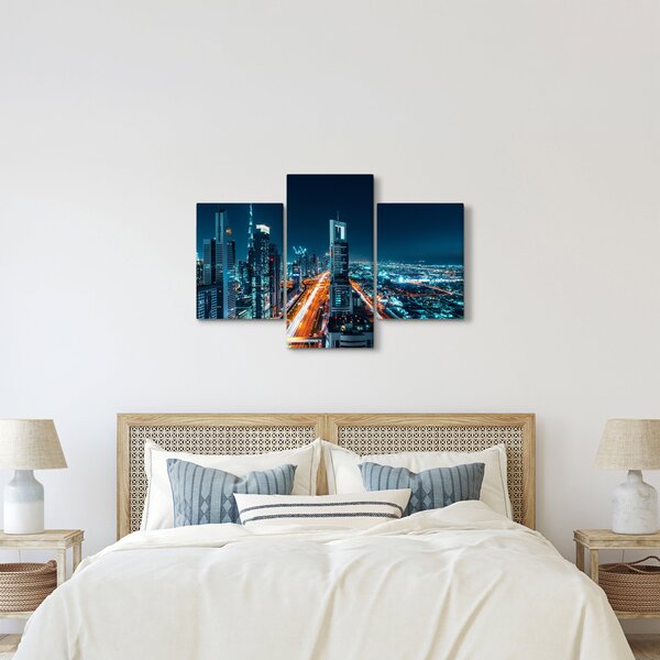 Slika - Dubai noću (90x60 cm)