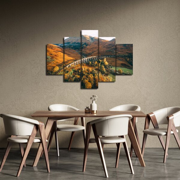 Slika mosta u škotskoj dolini (150x105 cm)