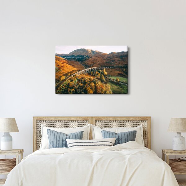 Slika mosta u škotskoj dolini (90x60 cm)