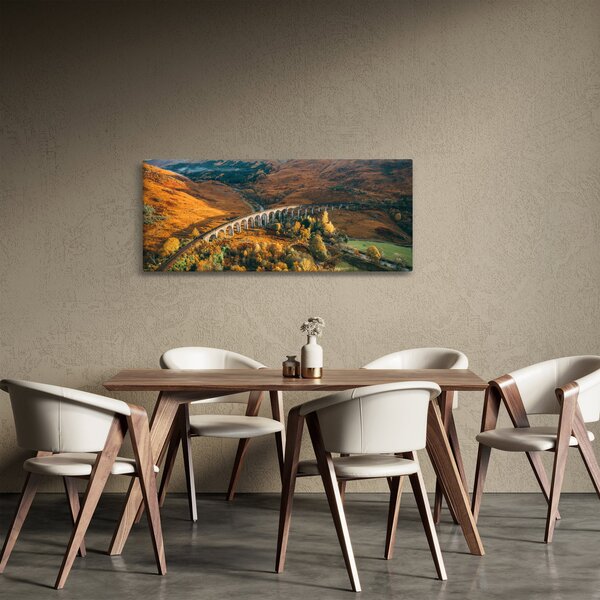 Slika mosta u škotskoj dolini (120x50 cm)