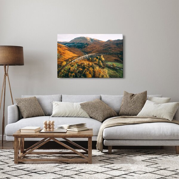 Slika mosta u škotskoj dolini (90x60 cm)