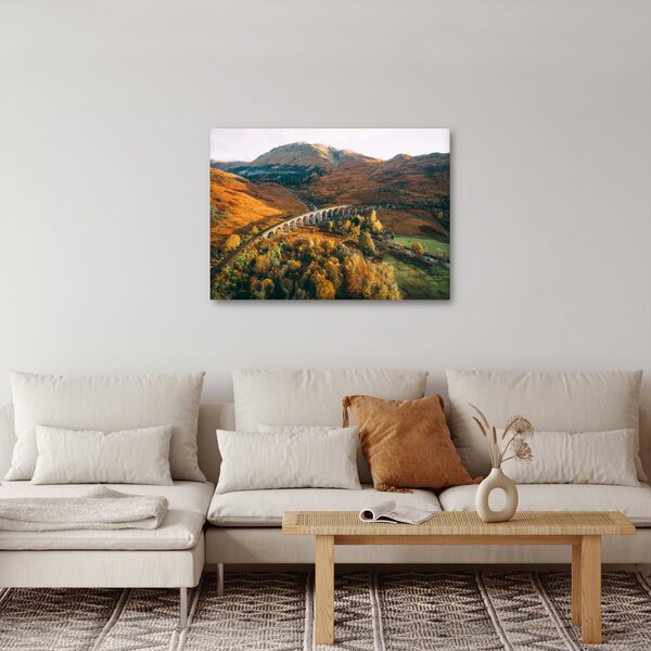 Slika mosta u škotskoj dolini (70x50 cm)