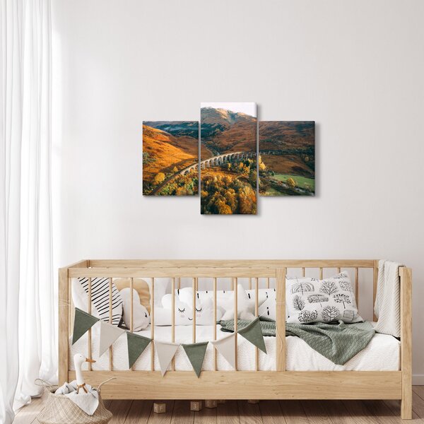 Slika mosta u škotskoj dolini (90x60 cm)