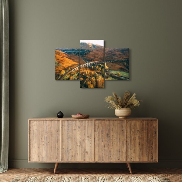 Slika mosta u škotskoj dolini (90x60 cm)