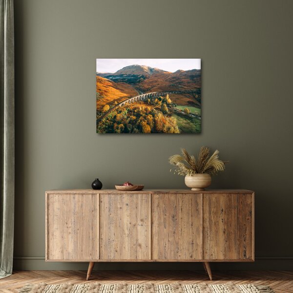 Slika mosta u škotskoj dolini (70x50 cm)
