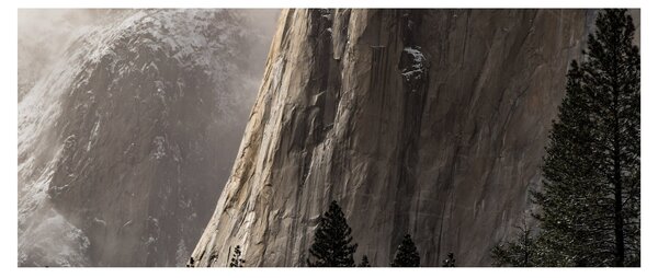 Slika doline nacionalnog parka Yosemite, SAD (120x50 cm)