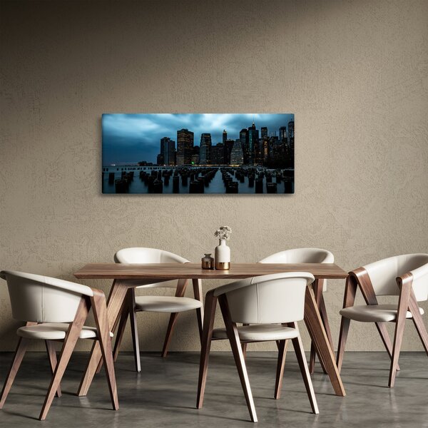 Slika - Pogled na nebodere u New Yorku (120x50 cm)
