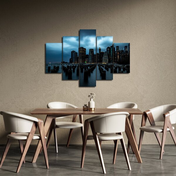Slika - Pogled na nebodere u New Yorku (150x105 cm)