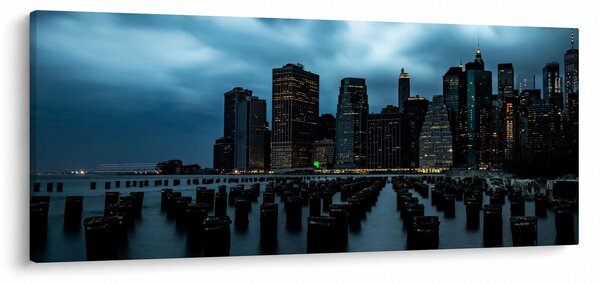 Slika - Pogled na nebodere u New Yorku (120x50 cm)