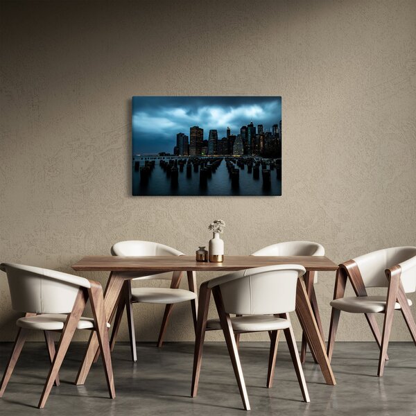 Slika - Pogled na nebodere u New Yorku (90x60 cm)