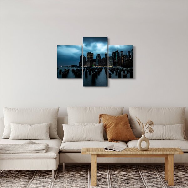 Slika - Pogled na nebodere u New Yorku (90x60 cm)