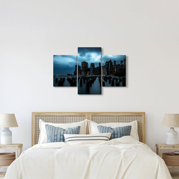 Slika - Pogled na nebodere u New Yorku (90x60 cm)