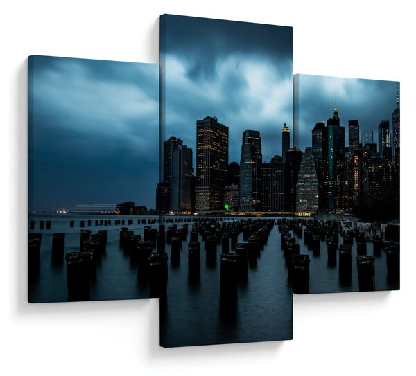 Slika - Pogled na nebodere u New Yorku (90x60 cm)