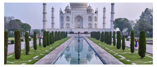 Slika - Taj Mahal pri izlasku sunca (120x50 cm)