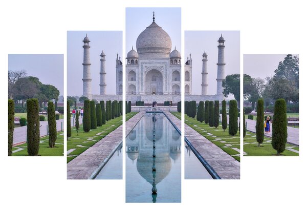 Slika - Taj Mahal pri izlasku sunca (150x105 cm)