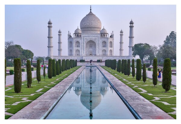 Slika - Taj Mahal pri izlasku sunca (90x60 cm)