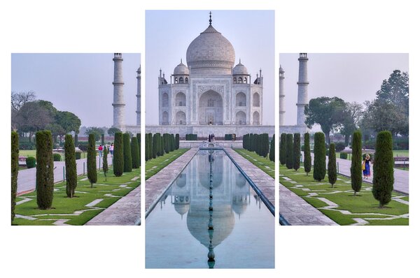 Slika - Taj Mahal pri izlasku sunca (90x60 cm)