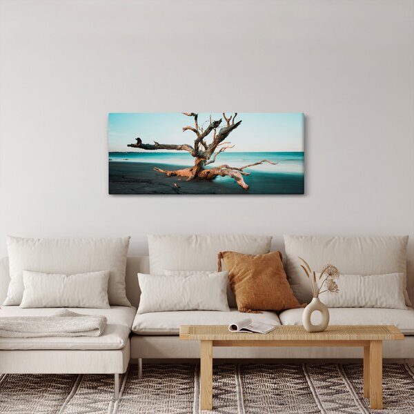 Slika - Naplavine na plaži (120x50 cm)