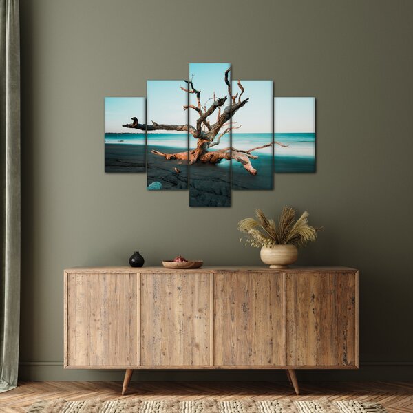 Slika - Naplavine na plaži (150x105 cm)