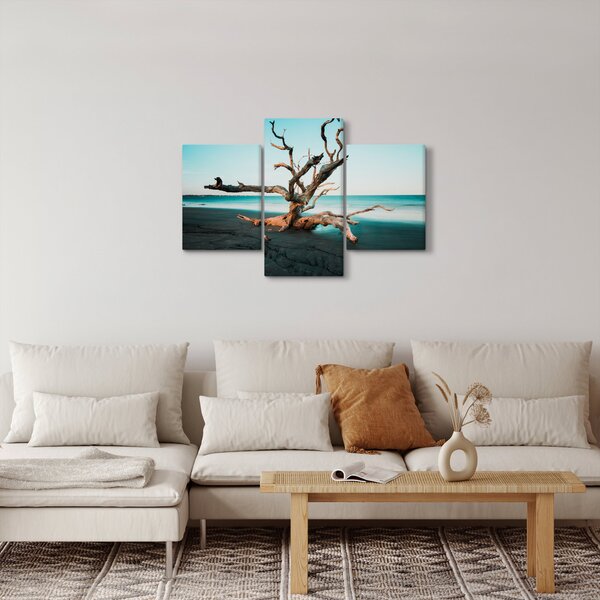 Slika - Naplavine na plaži (90x60 cm)