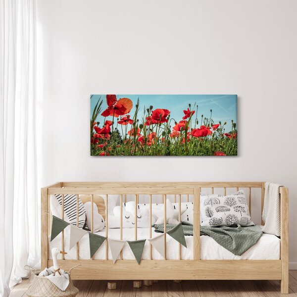 Slika - Na polju makova (120x50 cm)