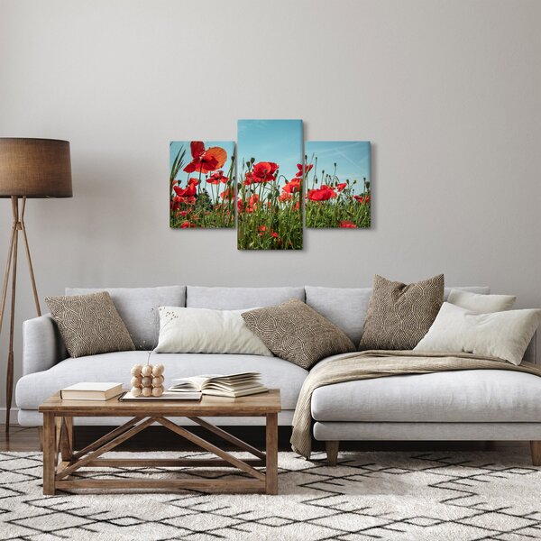 Slika - Na polju makova (90x60 cm)