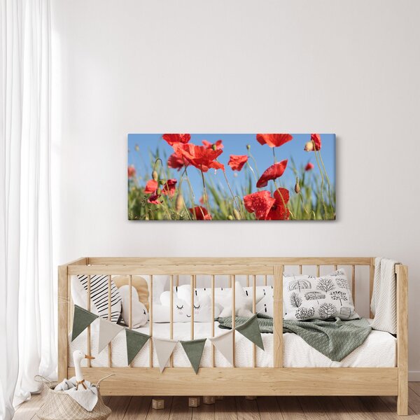 Slika - makovi (120x50 cm)