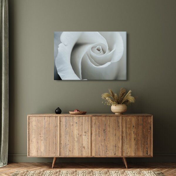 Slika - Bijela ruža (90x60 cm)