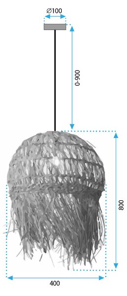 Lampa Viseća APP1251-1CP