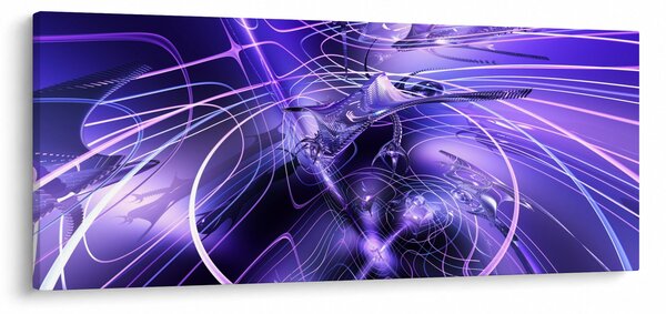 Slika tehničke apstrakcije (120x50 cm)
