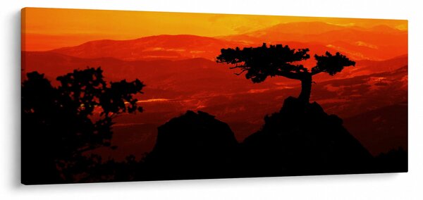 Slika - Zalazak sunca (120x50 cm)