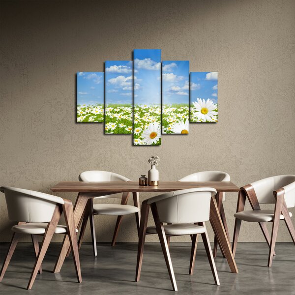 Slika procvjetale livade s tratinčicama (150x105 cm)