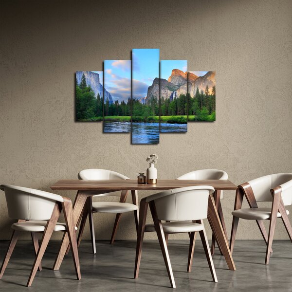 Slika divljeg planinskog krajolika (150x105 cm)