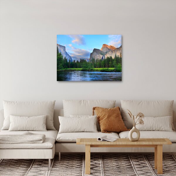 Slika divljeg planinskog krajolika (70x50 cm)